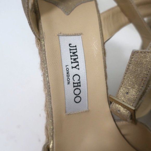 Jimmy Choo Phoenix Platform Espadrille Wedge - Picture 11 of 12